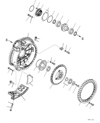 17M-27-00253 17M-27-00420 17M-27-00262 For Komatsu Bulldozer D275A-5R Travel Assembly Final Drive Travel Motor Original