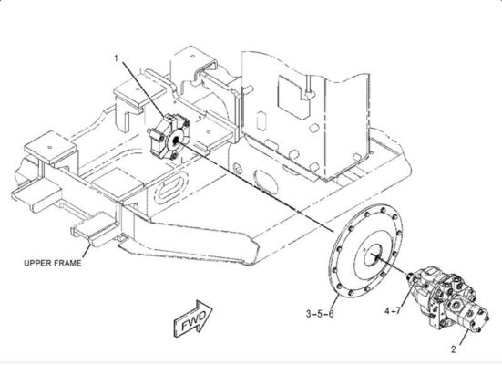 レックスロス AP2D25 エグババター 水力ポンプ 341-7666 TQE304.5 305C 306