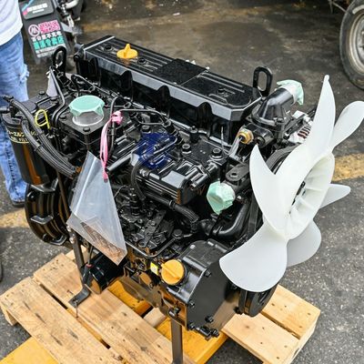 Yanmar 4TNV98 4TNV98T 4TNV98T-S用の安定ディーゼル掘削機エンジン