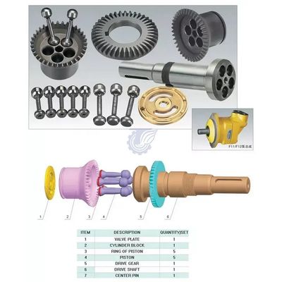 PARK 掘削機 水力ポンプ部品 修理キット 耐久性 F12-250