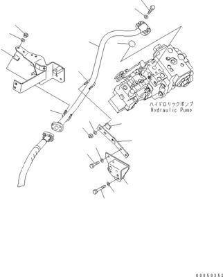 708-1W-00960 708-1W-00850 708-1W-03710 コマツー向け WA450-6 WA470-6 WA480-6 水力ピストンステアリングポンプ