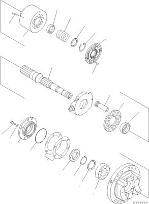 708-2L-00960 708-2L-00961 708-2L-05420 コマツーWA700-3用 水力ポンプ ローダーポンプ オリジナル 高品質