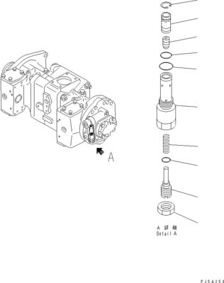 708-2L-00960 708-2L-00961 708-2L-05420 コマツーWA700-3用 水力ポンプ ローダーポンプ オリジナル 高品質