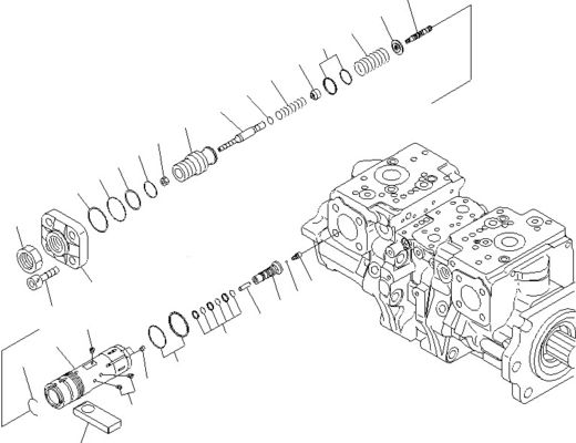 708-2G-00800 708-2G-00801 708-2G-01081 コマツー・ローダー用WA600-6 水力ポンプ ピストンポンプ メインポンプ 高品質