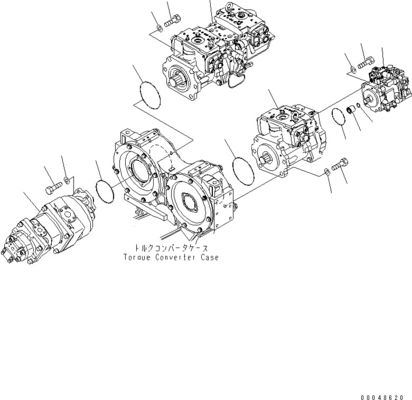 708-2G-00800 708-2G-00801 708-2G-01081 コマツー・ローダー用WA600-6 水力ポンプ ピストンポンプ メインポンプ 高品質
