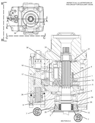 292-8767 10R7401 CA2928767 CAT LOADER 950H 962H IT62H パンプ GP-ピストン 水力主ポンプ 後産品 高品質