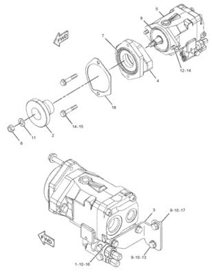 292-8767 10R7401 CA2928767 CAT LOADER 950H 962H IT62H パンプ GP-ピストン 水力主ポンプ 後産品 高品質