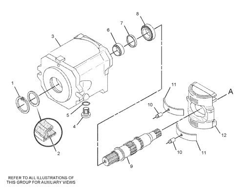 299-5790 20R3400 CAT Track D7R II D7R XR HPR135 パンプ GP-ピストン IMPLEMENT ステアリング ハイドロリック メイン パンプ