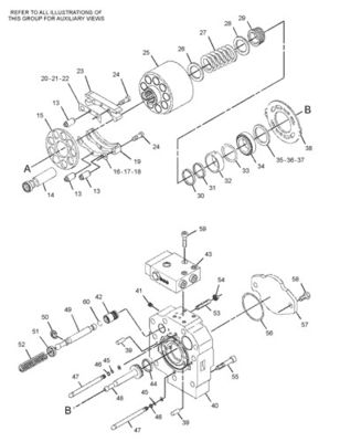 299-5790 20R3400 CAT Track D7R II D7R XR HPR135 パンプ GP-ピストン IMPLEMENT ステアリング ハイドロリック メイン パンプ
