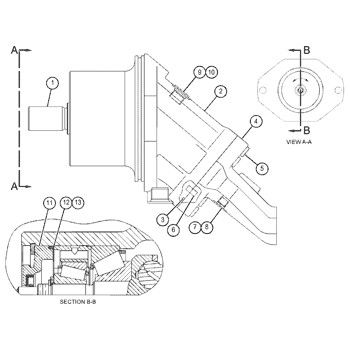 CAT Track D8R,D8R II用の液圧モーター GP-ピストン 後置品 オリジナル回転GP-モーター