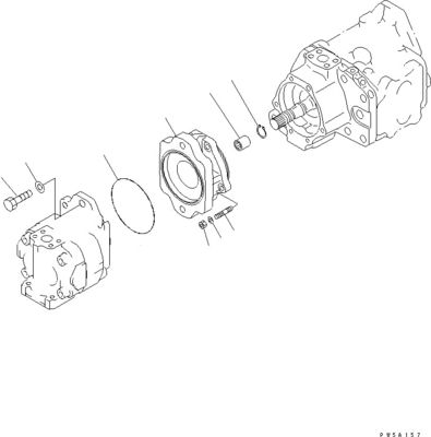 708-1L-00300 R7081L00300 708-1L-01310 708-1L-04010 コマツーブルドーザーのためのD275AX-5 水力労働装置 パンプ 原装