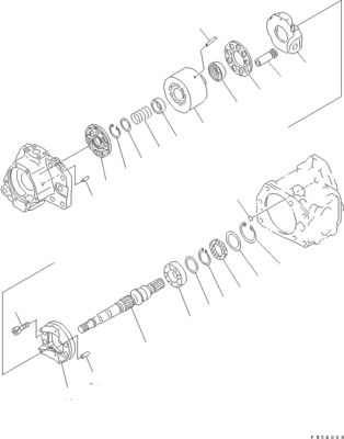 708-1L-00370 708-1L-01310 708-1L-04010 コマツーブルドーザーのために D275AX-5E0 水力ポンプ ピストンポンプ アフターマーケット