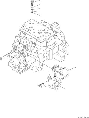 708-1H-00250 708-1H-00251 コマツーブルドーザーのために D155AX-6 D155AX-6A 水力主ポンプ オリジナルワーク機器ポンプ