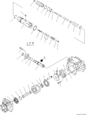 708-1H-00250 708-1H-00251 コマツーブルドーザーのために D155AX-6 D155AX-6A 水力主ポンプ オリジナルワーク機器ポンプ