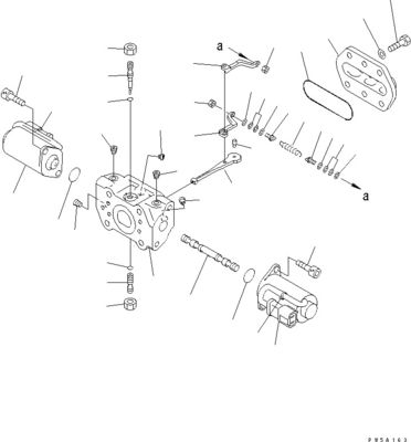708-1H-00021 708-1H-01021 708-1H-04111 コマツーブルドーザーのために D275AX-5 水力主ポンプ オリジナルワーク・エクアピメントポンプ