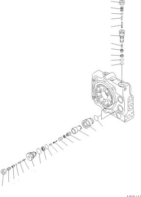 708-1H-00021 708-1H-01021 708-1H-04111 コマツーブルドーザーのために D275AX-5 水力主ポンプ オリジナルワーク・エクアピメントポンプ