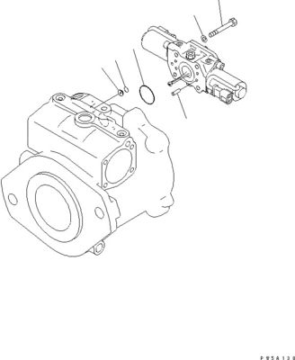 708-1H-00021 708-1H-01021 708-1H-04111 コマツーブルドーザーのために D275AX-5 水力主ポンプ オリジナルワーク・エクアピメントポンプ