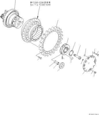708-7H-00040 708-7H-11110 コマツー向け D275AX-5EO ブールドーザー 水力 H.S.S.モーター オリジナル 高品質 アフターマーケット
