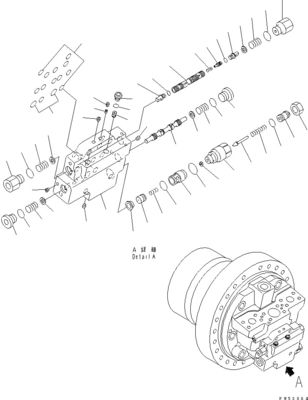 706-86-01550 706-86-43210 コマツー向け D31EX-21 D37PX-21 D39EX-21 ブールドーザー 水力旅のモーター オリジナル