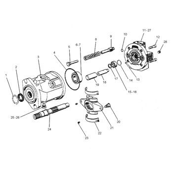 CAT 990 844 輪荷蔵機 ハイドロリック メインポンプ ピストンポンプ パンプ ASSY パンプ GP-ピストン 後置品 高品質 オリジナル
