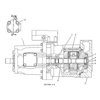 1200140 CA1200140 120-0140 CAT 928G 928H 928HZ IT28G用 輪載荷機 ハイドロリック メインポンプ ピストンポンプ パンプ ASSY パンプ GP-ピストン 後売り 高品質 オリジナル
