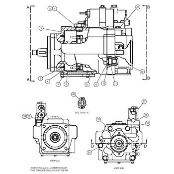 6E5052 CA6E5052 6E-5052 0R4933 CAT 527 向け,D5H,D5HTSK II トラック型 トラクター ハイドロリック メインポンプ ピストンポンプ パンプ ASSY パンプ GP-ピストン 後置品 高品質 オリジナル