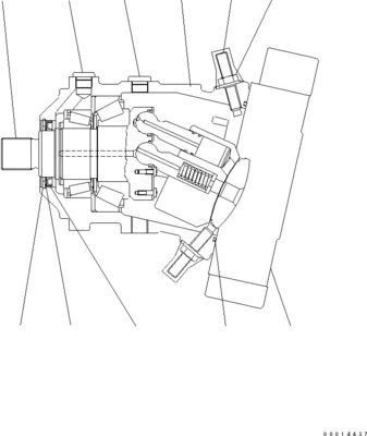 416-18-31701 トラベルモーター コマツー WA150-5 車輪装荷機 後付け市場