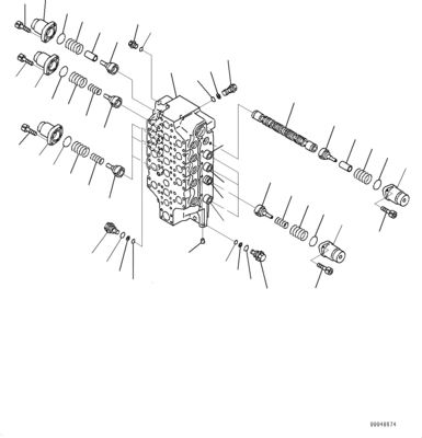 水力主制御バルブ 建設機械部品 後付け 709-14-11520 オリジナル コマツーPC1250LC-8 PC1250-8 PC1250SP-8 PC1250-8R 掘削機用